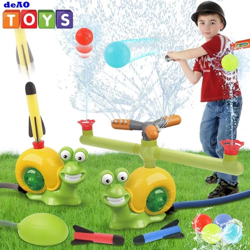 Water Sprinkler Toy For Kids Outdoor Water Toys For Yard Summer Lawn