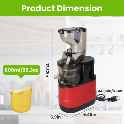 1Pc Cold Press Juicer Machine 300W Electric Slow Masticating Juicer