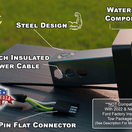 Bigfoot LED Hitch Cover - Brake Light