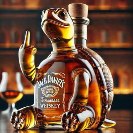 Funny French Whiskey Bottle