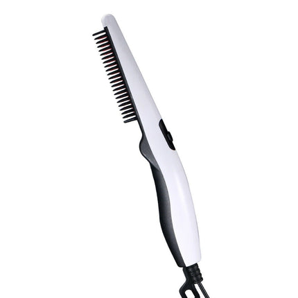Negative Ion Hair Straightener Styling Comb Hot Comb Press Beard Brush