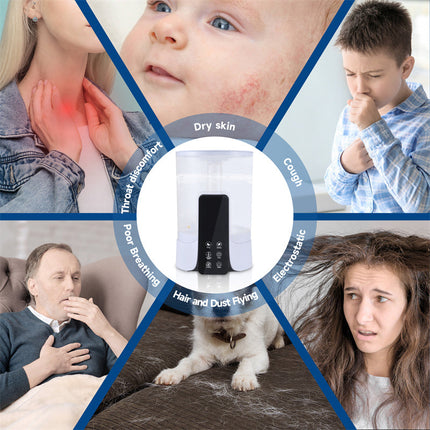 6L Large-capacity Humidifier Intelligent Timed Heating Spray UV