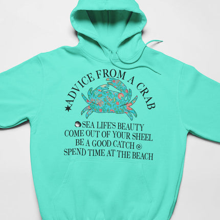 Advice From A Crab Hoodie