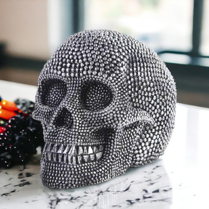 Resin Skull Silver