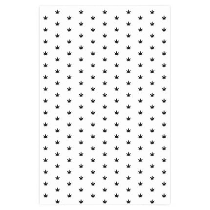 Black Weed Wrapping Paper