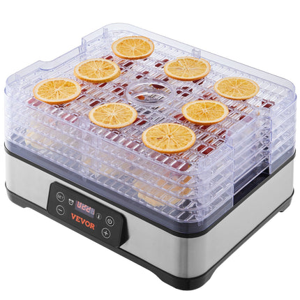 Food Dehydrator Machine, 5-Tray Fruit Dehydrator, 300W Electric Food