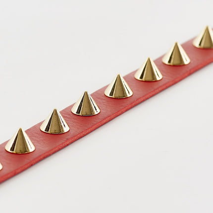 Golden Spike Red Collar