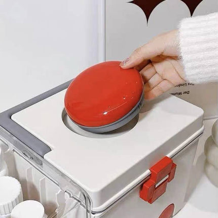 Ambulance Family First Aid Kit - Cute Medicine Lock Storage Box Organi