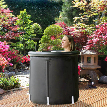 1Pc 97Gal Large Size Ice BathTub With Cover For Adults Athletes