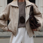L / Beige Brown