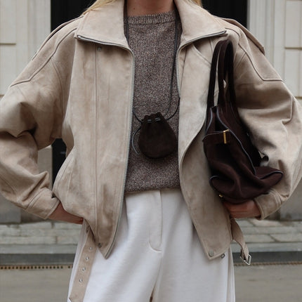 Short Loose Jacket Coat Women