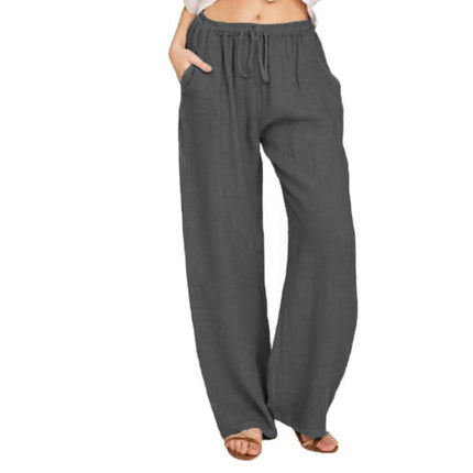 Women's Casual Cotton And Linen Loose Yoga Pants