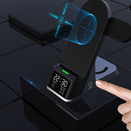 Creative Multifunctional Wireless Charging With Alarm Clock