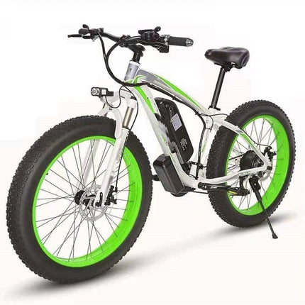 Forever™ E-Glide Snow 26 – Electric Mountain Bike (21-Speed, 350W, Fat