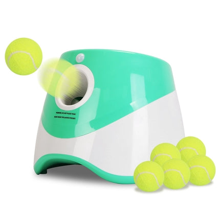 1Pc Automatic Dog Ball Launcher Included 6 Tennis Balls Dog With 3