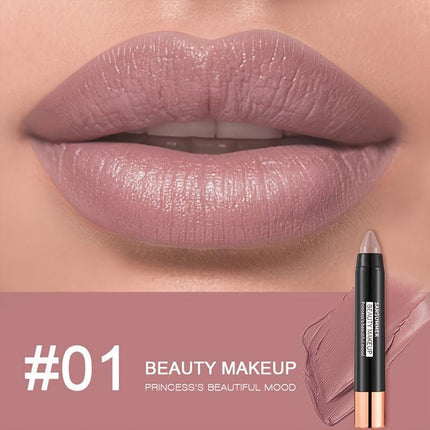 Sansummer Waterproof Lipstick Lipliner Gift Set – 6-Piece Matte Velvet