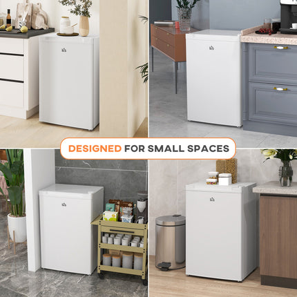 Upright Freezer, 3 Cu Ft Small Freezer with Reversible Single Door,