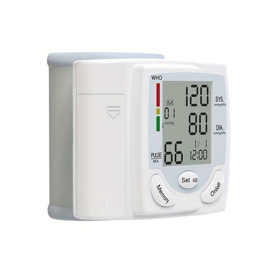 Wrist Electronic Blood Pressure Monitor, BP Sphygmomanometer