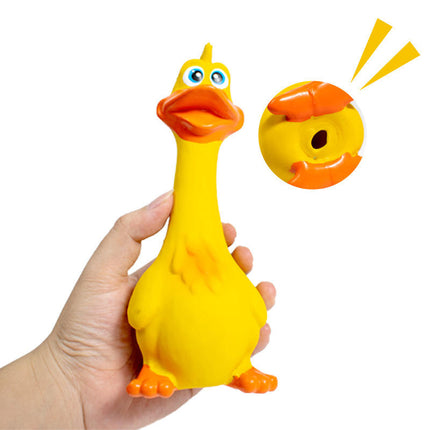 3pcs  Latex Screaming Chicken Toys Eco Friendly TPR Pet Squeaky Dog