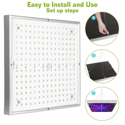 1 Set LED Grow Light Full Spectrum Hanging 225 LEDs Plant Grow Lamp