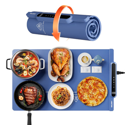 Silicone Food Heating Pad, Kitchen Dining Table Heating Pad, Heating