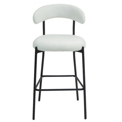 26 Counter Height Bar Stools Teddy Fabric Cover Kitchen Island Counter
