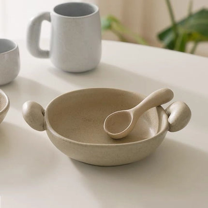 Big-ears Ceramic Pasta Bowl