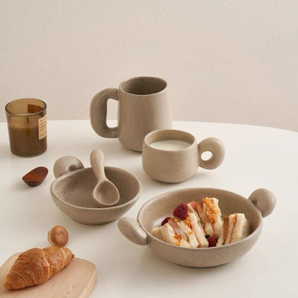 Big-ears Ceramic Pasta Bowl