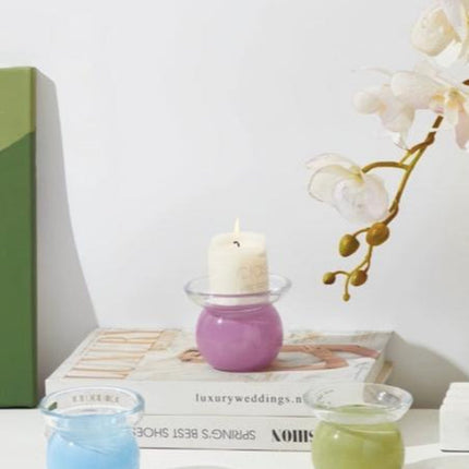Bonbon Dopamine Candle Holders, Cute Whimsical Decorative Ornament