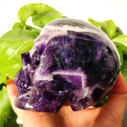 Brazilian Dream Amethyst Hand-Carved Skull
