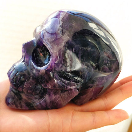 Brazilian Dream Amethyst Hand-Carved Skull