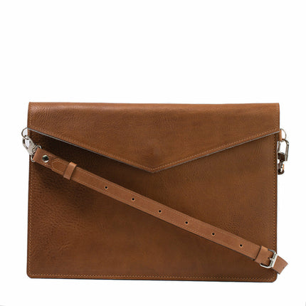Leather Bag for MacBook with Adjustable Strap