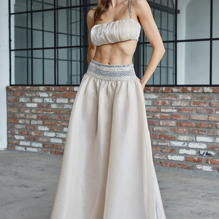 Aceline - Top and Skirt Set