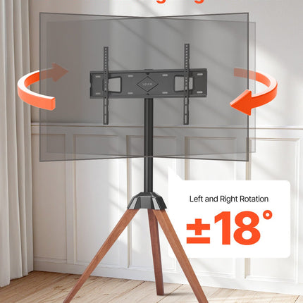 Tripod Easel TV Stand, For 40-65 Inch Flat Screen/Curved TVs Up To 99
