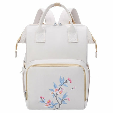 Oxford Embroidery Travel Diaper Bag For Mommy