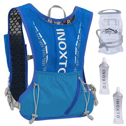 1Pc Sport Hydration Vest Running Backpack With 15oz 50oz Water Bladder