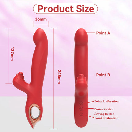 Double Vibration Stimulation For Clitoral Deep Tissue Massage - G Spot
