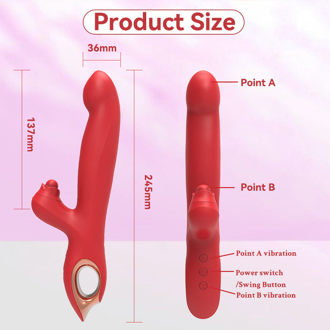 Double Vibration Stimulation For Clitoral Deep Tissue Massage - G Spot