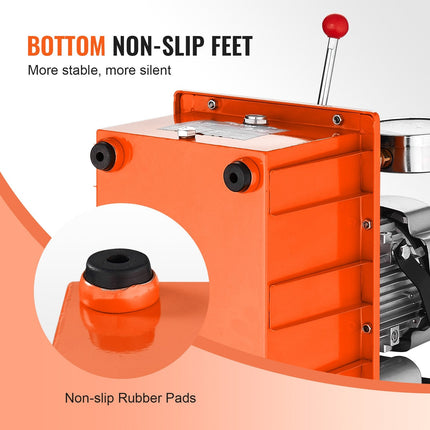 Electric Hydraulic Pump, 10000 PSI 750W 110V, 488 In³/8L Capacity,
