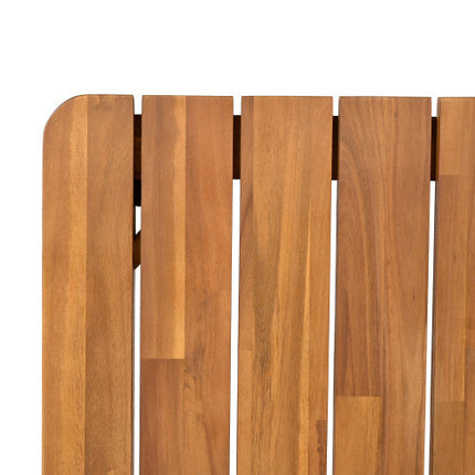 Acacia Wood Dining Table 6-Person Outdoor Table, Farmhouse Furniture