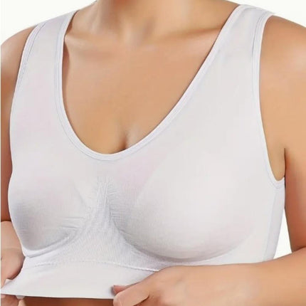 3-Pack Sports Bras For Women, Padded Strappy Racerback Push Up Open
