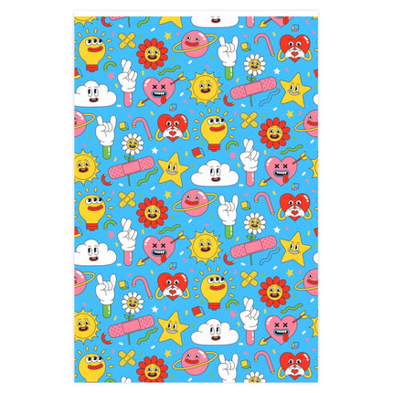 Funny Cartoon Wrapping Paper