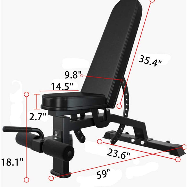Adjustable Strength Training Bench Press Home Full Body Workout