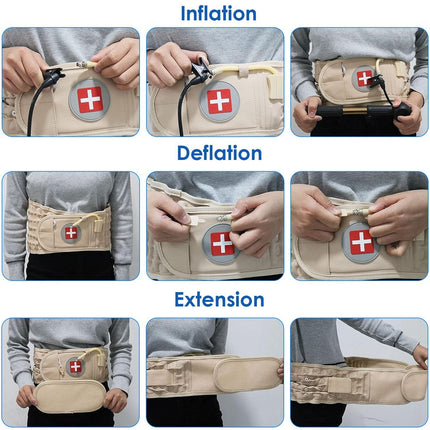 1Pc Decompression Back Belt Lumbar Spine Support Lower Back Air