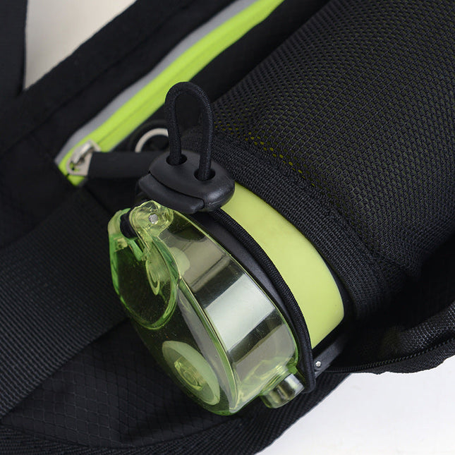 Running Waist Belt Bag Marathon With Water Bottle