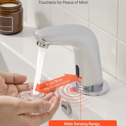 Touchless Bathroom Sink Faucet, Automatic Motion Sensor Restroom