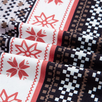 Christmas Geometric Pullover and Pants Lounge Set