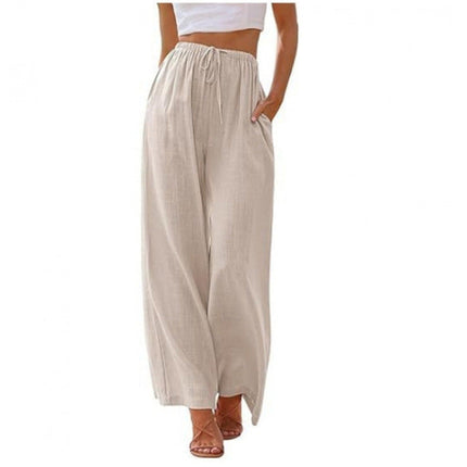 Women's Casual Cotton And Linen Loose Yoga Pants