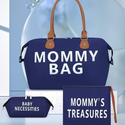 Travel bag Mommy Bag three-piece shoulder bag Tote bag Dry and wet