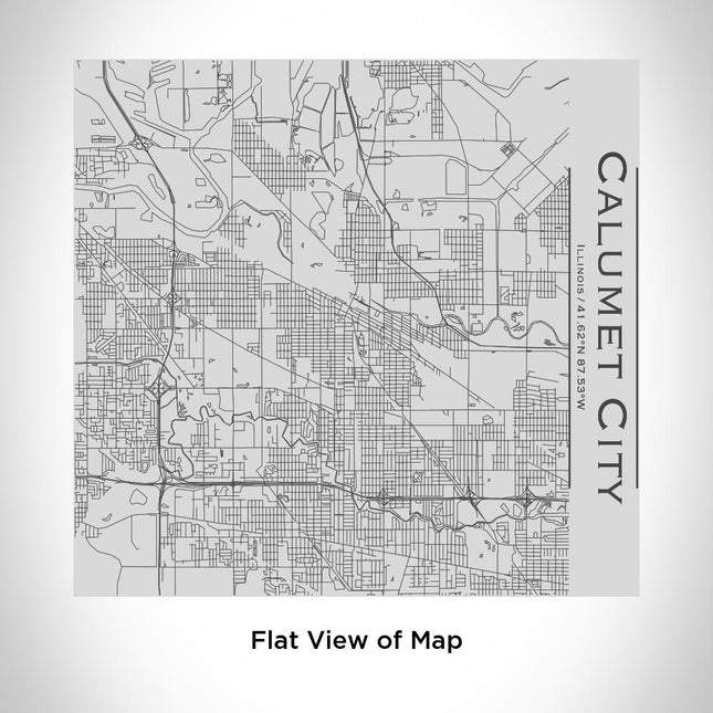 Calumet City - Illinois Map Tumbler